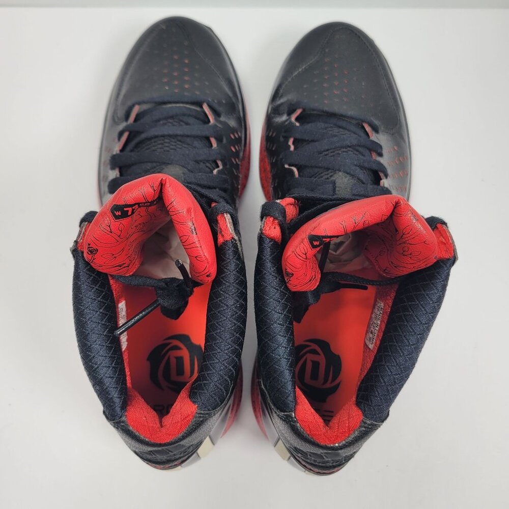 Adidas D Rose 3 2012 Men's Black Red Sneaker G48788 US Size 12 - Picture 5 of 8